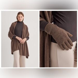 Quince cashmere scarf & gloves